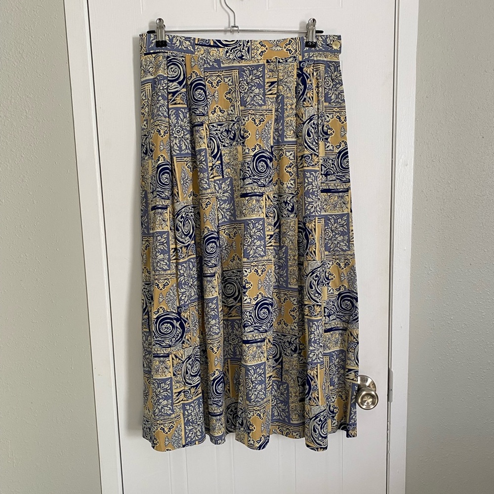 Vintage Pleated Skirt
